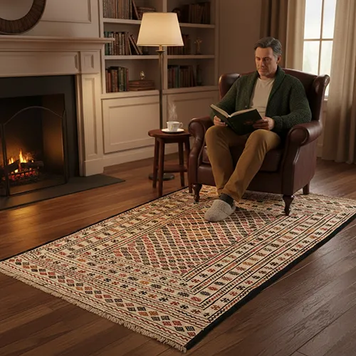 Nomadic rug from Afghanistan