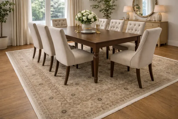 Persian rug for the dining room